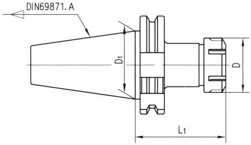  DIN69871.A30 ER25-63  4000    ER