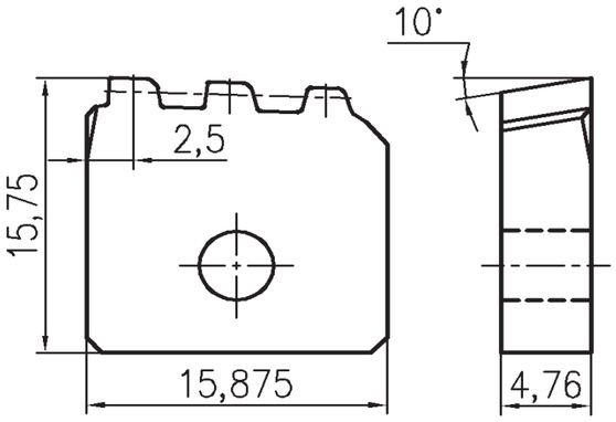    TI-15.1NR3-5.08TRO H2D1,    Sandvik MKTC TI-15.1NR3-5.08TRO