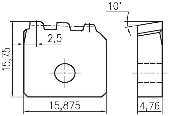    TI-15.1NR3-5.08BU H2D1,    Sandvik MKTC TI-15.1NR3-5.08BU